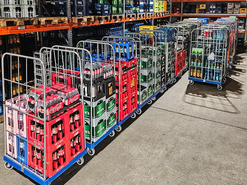 Logistik-, Vermarktungs- und Abrechnungsnetzwerk für Mehrweggetränke