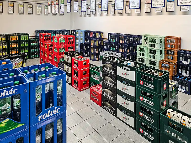 Logistik-, Vermarktungs- und Abrechnungsnetzwerk für Mehrweggetränke